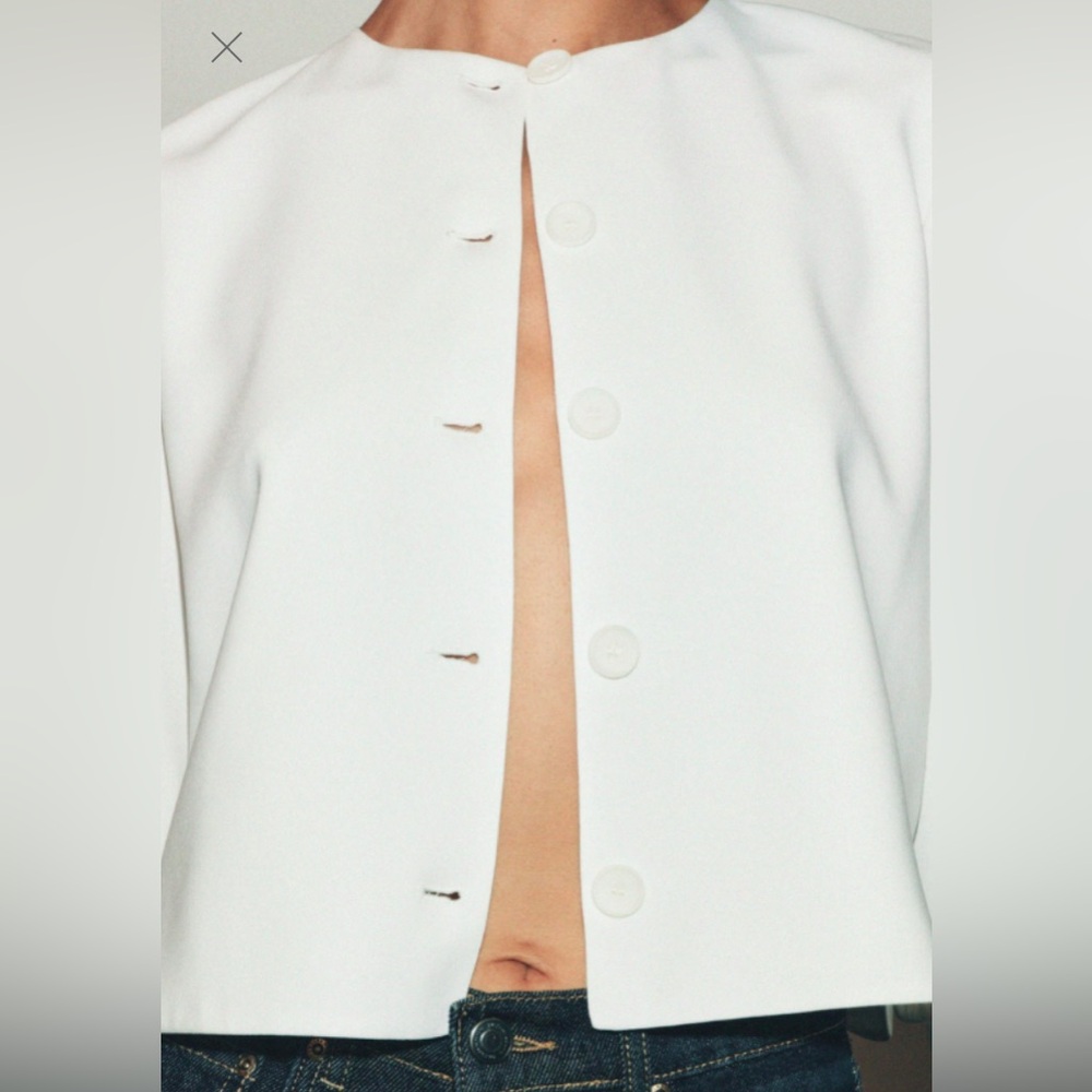 Zara Collection Buttoned Jacket | NWT - Picture 3 of 9